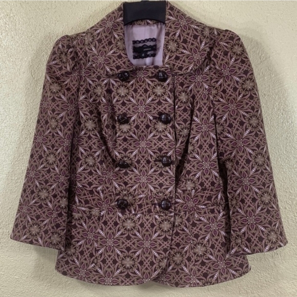 Jak & Rae Jackets & Blazers - Chic Women's Patterned Blazer